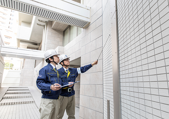 建築のプロによる定期点検