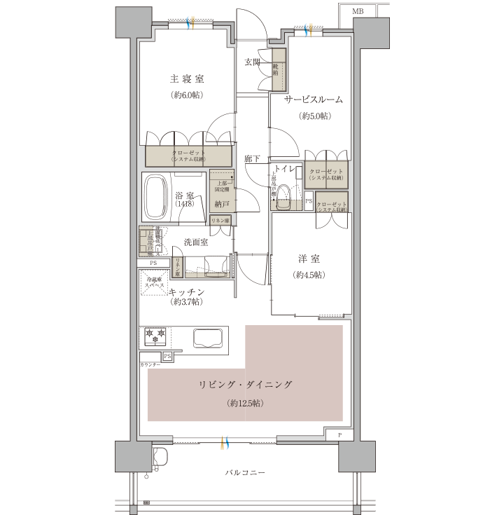 B1タイプの図面