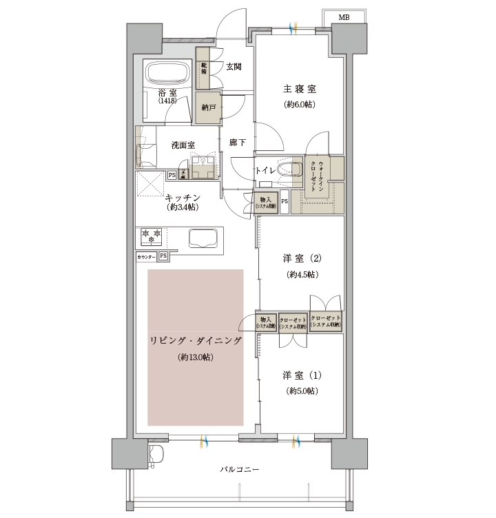 Cタイプの図面